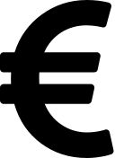 Euro Currency Symbol Free Open-Source SVG Icon