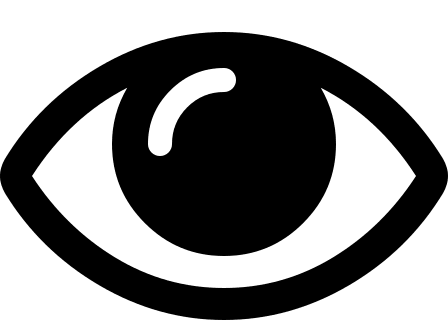 Eye Symbol (Font Awesome 4) Free Open-Source SVG Icon (Font Awesome 4)