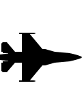 Fighter Jet (Font Awesome 4) Free Open-Source SVG Icon