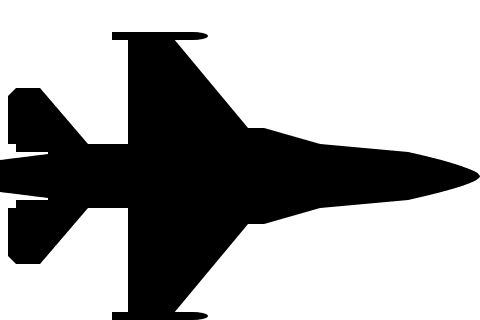 Fighter Jet (Font Awesome 4) Free Open-Source SVG Icon (Font Awesome 4)