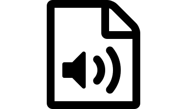 Audio File (Outline) Free Open-Source SVG Icon (Font Awesome 4)