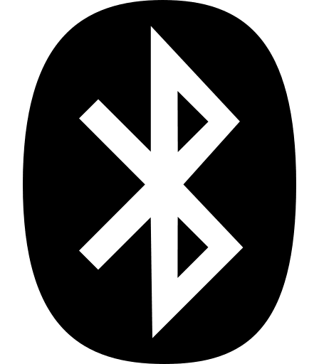 Bluetooth Technology Symbol Free Open-Source SVG Icon (Font Awesome 5 Brands)