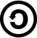 Creative Commons ShareAlike License Free Open-Source SVG Icon