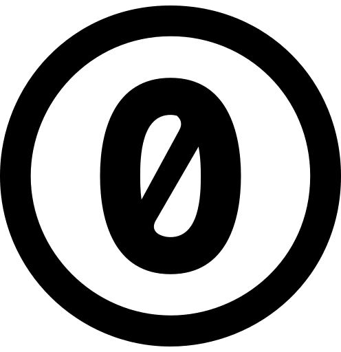 Creative Commons Zero License Free Open-Source SVG Icon (Font Awesome 5 Brands)