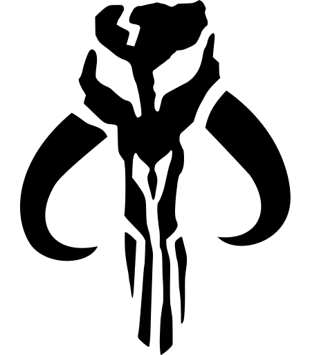 The Mandalorian Character Free Open-Source SVG Icon (Font Awesome 5 Brands)