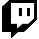 Twitch Streaming Platform Logo Free Open-Source SVG Icon