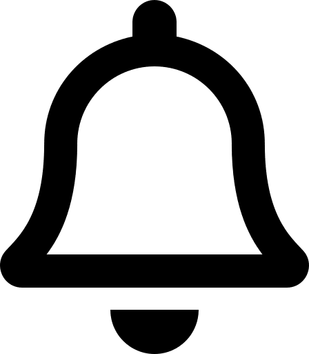 Notification Bell (Regular) Free Open-Source SVG Icon (Font Awesome 5 Regular)