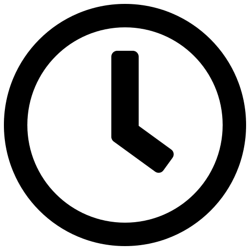 Clock (Regular) Free Open-Source SVG Icon (Font Awesome 5 Regular)