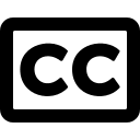 Closed Captioning Feature Free Open-Source SVG Icon