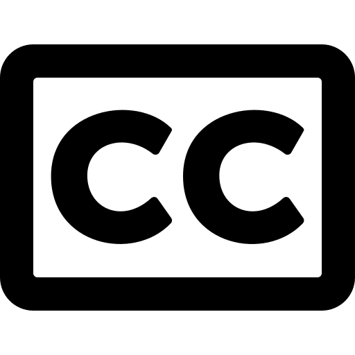 Closed Captioning Feature Free Open-Source SVG Icon (Font Awesome 5 Regular)