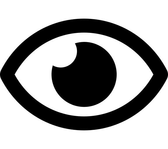 Eye Symbol (Regular) Free Open-Source SVG Icon (Font Awesome 5 Regular)