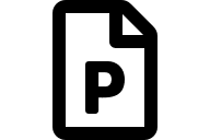 PowerPoint File Document Free Open-Source SVG Icon