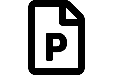 PowerPoint File Document Free Open-Source SVG Icon (Font Awesome 5 Regular)