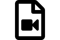 Video File (Regular) Free Open-Source SVG Icon