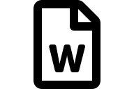 Word Document File Free Open-Source SVG Icon