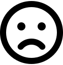 Frowning Face (Regular) Free Open-Source SVG Icon