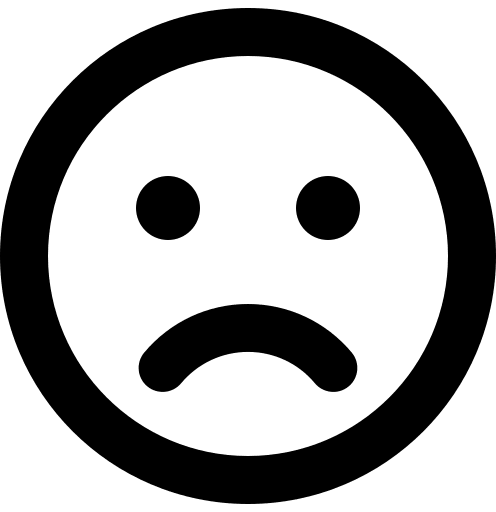 Frowning Face (Regular) Free Open-Source SVG Icon (Font Awesome 5 Regular)