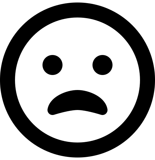 Open Frown Emotion (Regular) Free Open-Source SVG Icon (Font Awesome 5 Regular)