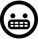 Grimace Emotion (Regular) Free Open-Source SVG Icon