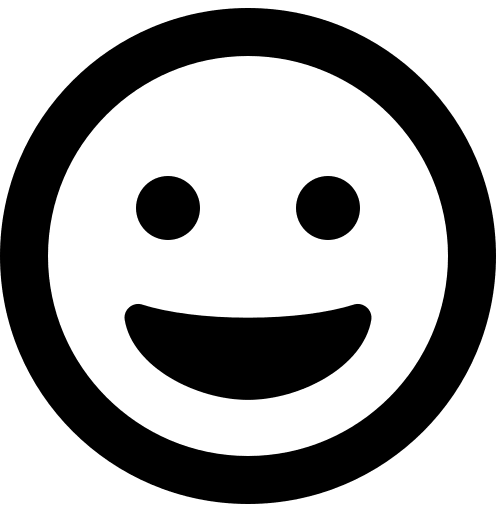 Grinning Face Emoji (Regular) Free Open-Source SVG Icon (Font Awesome 5 Regular)