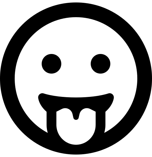 Grinning Tongue Emoji (Regular) Free Open-Source SVG Icon (Font Awesome 5 Regular)