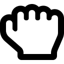 Rock Hand Gesture Free Open-Source SVG Icon