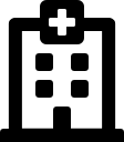 Hospital Building (Regular) Free Open-Source SVG Icon