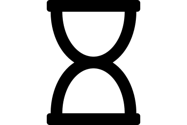 Hourglass Timer Free Open-Source SVG Icon (Font Awesome 5 Regular)