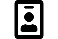 ID Badge (Regular) Free Open-Source SVG Icon