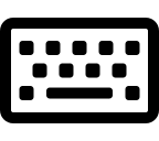 Keyboard Input Device Free Open-Source SVG Icon