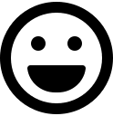 Laughing Face Emoji Free Open-Source SVG Icon