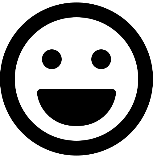 Laughing Face Emoji Free Open-Source SVG Icon (Font Awesome 5 Regular)