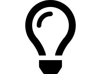 Lightbulb (Regular) Free Open-Source SVG Icon (Font Awesome 5 Regular)