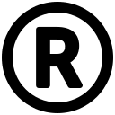 Registered Trademark Symbol Free Open-Source SVG Icon