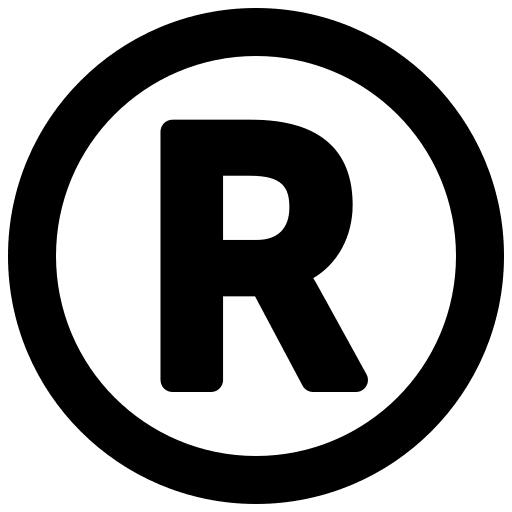 Registered Trademark Symbol Free Open-Source SVG Icon (Font Awesome 5 Regular)