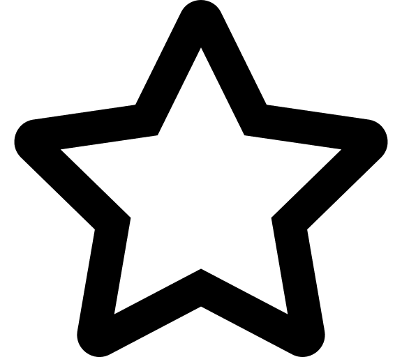 Star Symbol (Regular) Free Open-Source SVG Icon (Font Awesome 5 Regular)