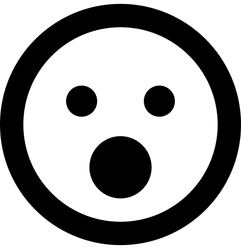 Surprised Emotion (Regular) Free Open-Source SVG Icon (Font Awesome 5 Regular)