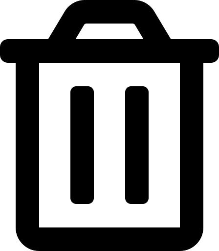 Alternative Trash Bin (Regular) Free Open-Source SVG Icon (Font Awesome 5 Regular)