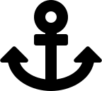 Anchor Symbol (Solid) Free Open-Source SVG Icon