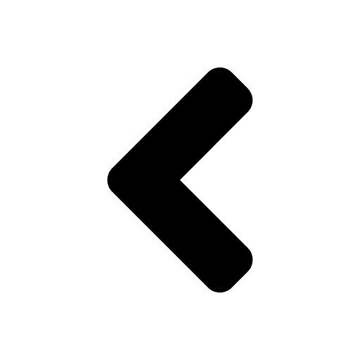 Left Angle Arrow (Solid) Free Open-Source SVG Icon (Font Awesome 5 Solid)