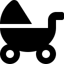 Baby Carriage (Solid) Free Open-Source SVG Icon