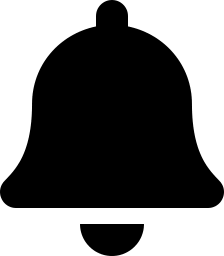 Bell Notification (Solid) Free Open-Source SVG Icon (Font Awesome 5 Solid)