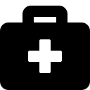 Medical Briefcase (Solid) Free Open-Source SVG Icon