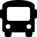 Bus Transportation Vehicle (Solid) Free Open-Source SVG Icon