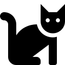 Cat Animal (Solid) Free Open-Source SVG Icon