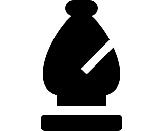 Chess Bishop Piece (Solid) Free Open-Source SVG Icon (Font Awesome 5 Solid)