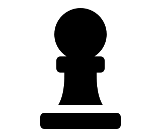 Chess Pawn Piece (Solid) Free Open-Source SVG Icon (Font Awesome 5 Solid)