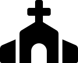 Church Building (Solid) Free Open-Source SVG Icon