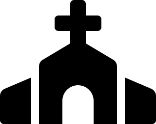 Church Building (Solid) Free Open-Source SVG Icon (Font Awesome 5 Solid)