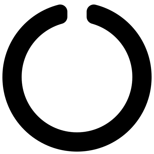 Circle Notch Loader (Solid) Free Open-Source SVG Icon (Font Awesome 5 Solid)